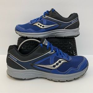 Saucony Mens Cohesion 10 S25333-3 Blue Running Shoes Sneakers Size 9.5